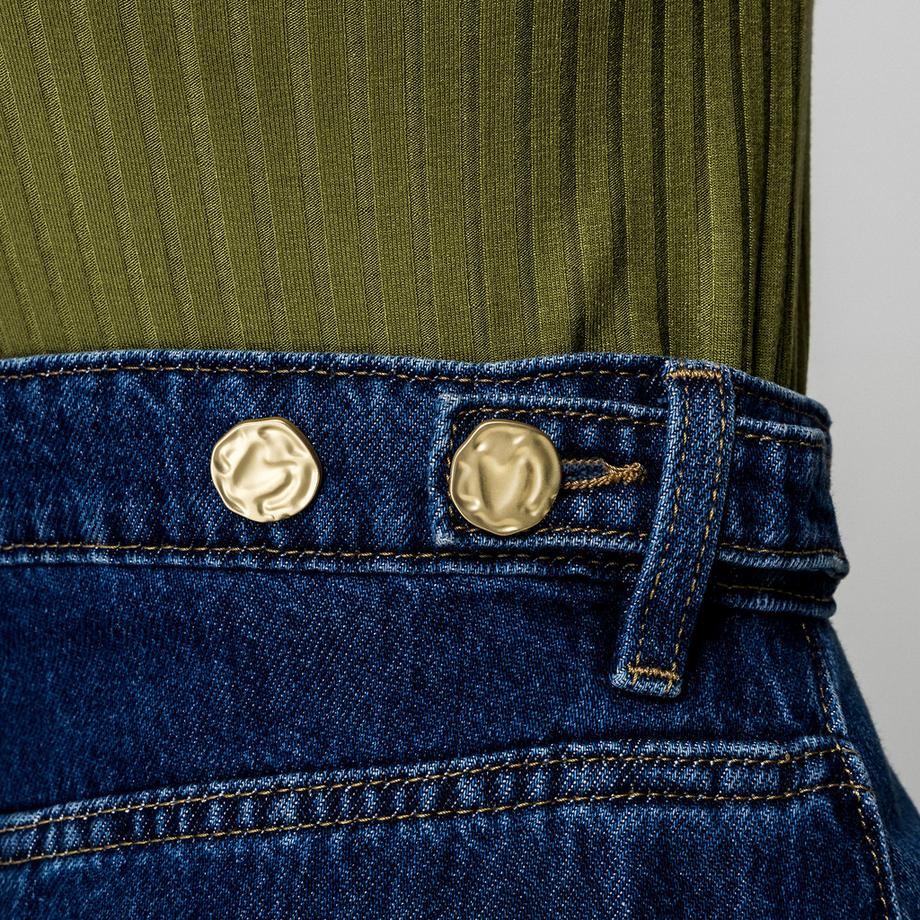 Gina Tricot Wide Leg High Rise Jeans  