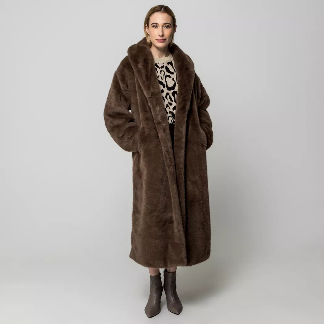 Gina Tricot - Mantel, für Damen, Braun, Größe S