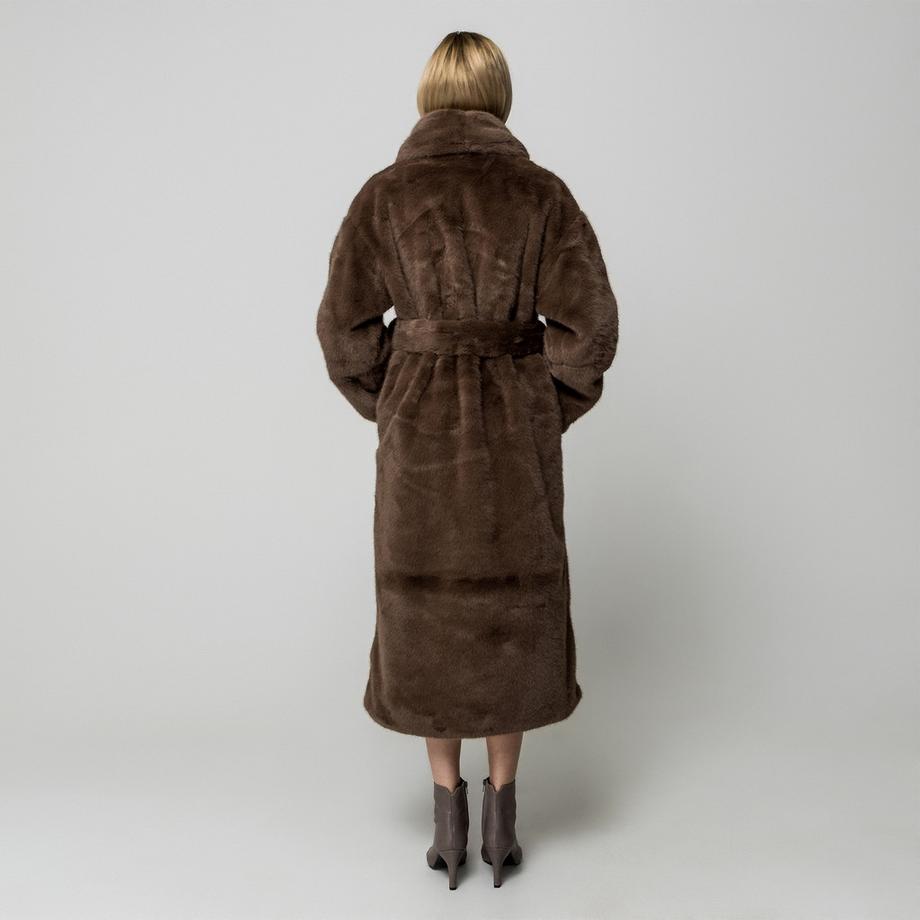 Gina Tricot Langer Kunstpelzmantel  