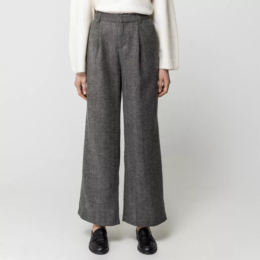 Gina Tricot - Hose, für Damen, Grau, Größe 34