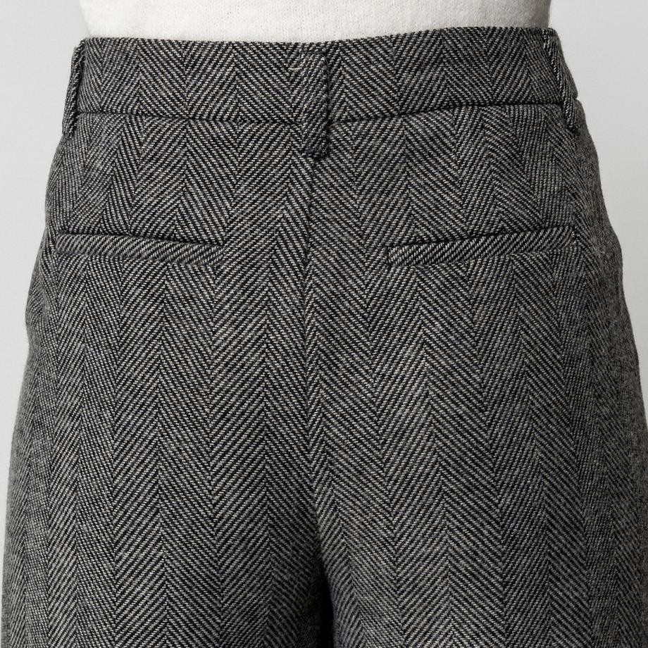 Gina Tricot Pantalon Large Taille Haute  