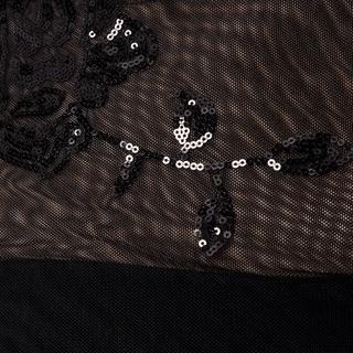 Gina Tricot Top Maniche Lunghe con Paillettes  