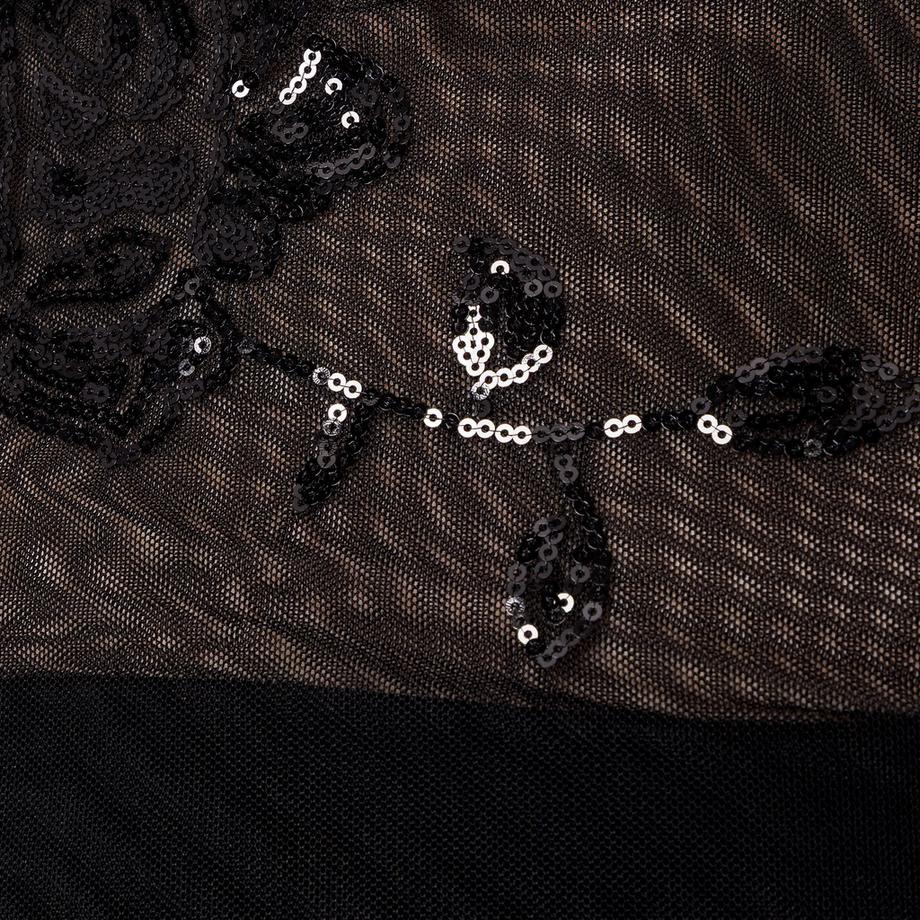 Gina Tricot Langarm Pailletten Top  