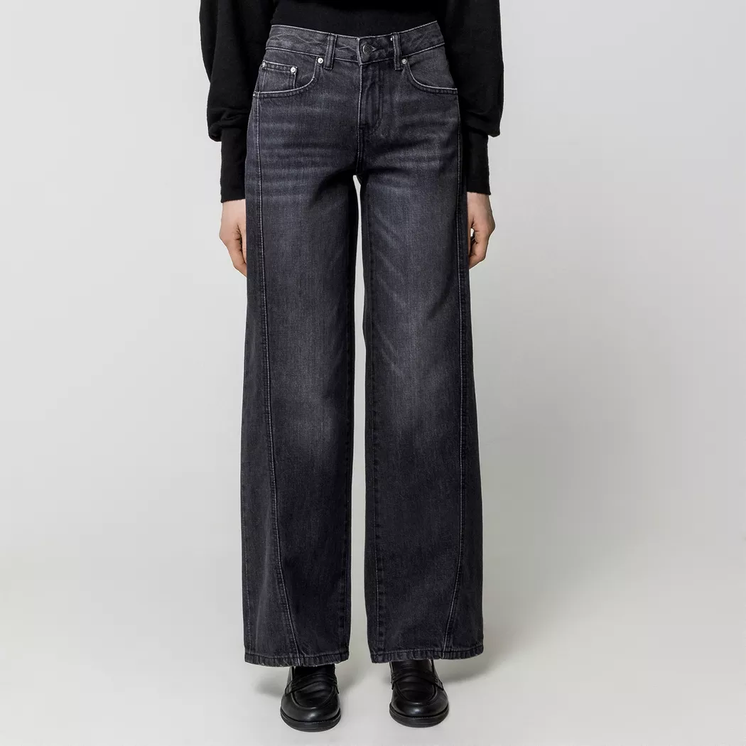 Gina Tricot - Jeans, für Damen, Black, Größe 40