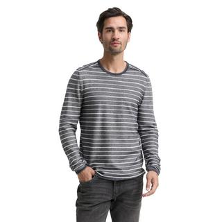 TOM TAILOR Maglione a Maniche Lunghe a Righe  