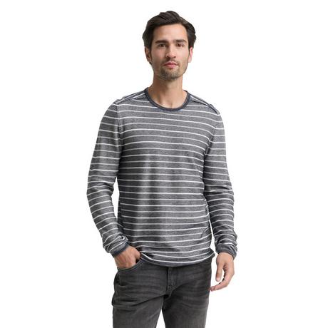 TOM TAILOR Maglione a Maniche Lunghe a Righe  