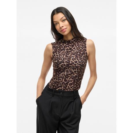 VILA Ärmelloses Oberteil mit Trichterkragen  