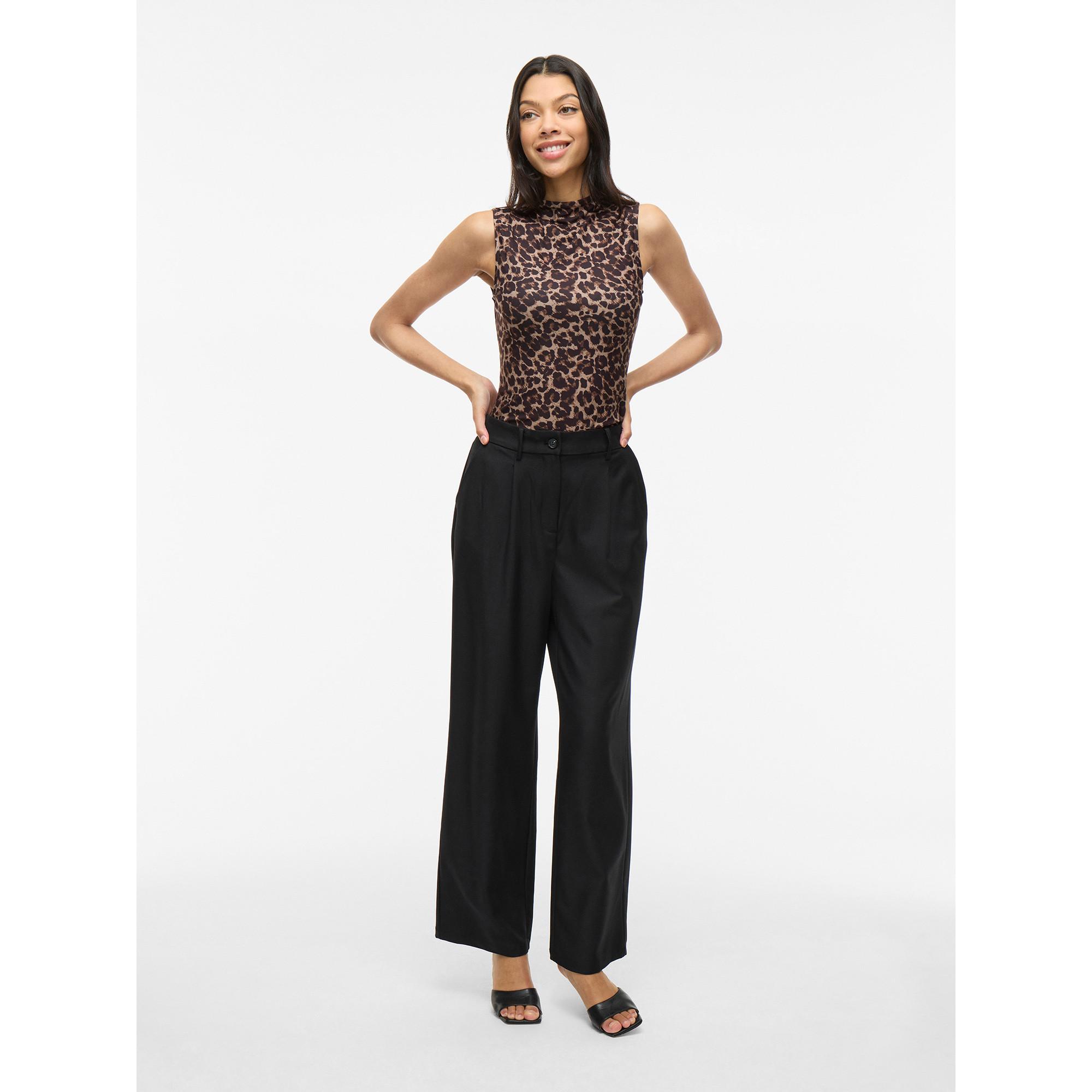 VILA Ärmelloses Oberteil mit Trichterkragen  