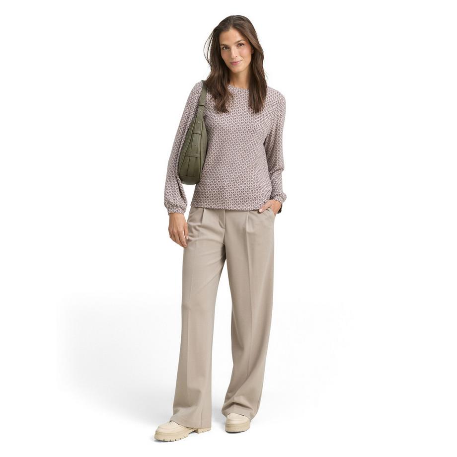 TOM TAILOR Geblümtes Langarm T-Shirt  