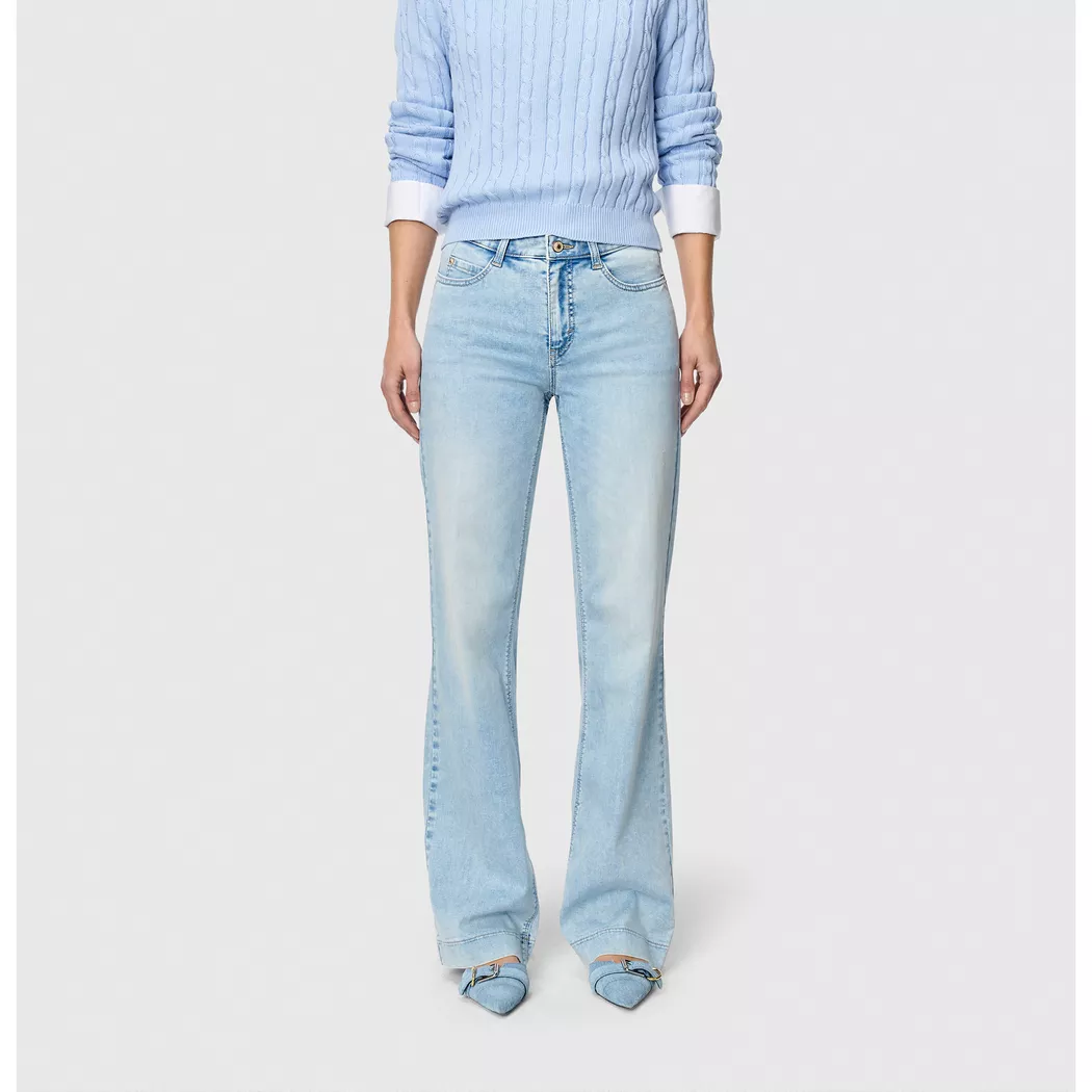 MAC Jeans Wide Leg  hellblau   38/L30 damen