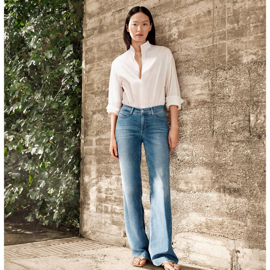 MAC Dream Wide Leg Flared Jeans  