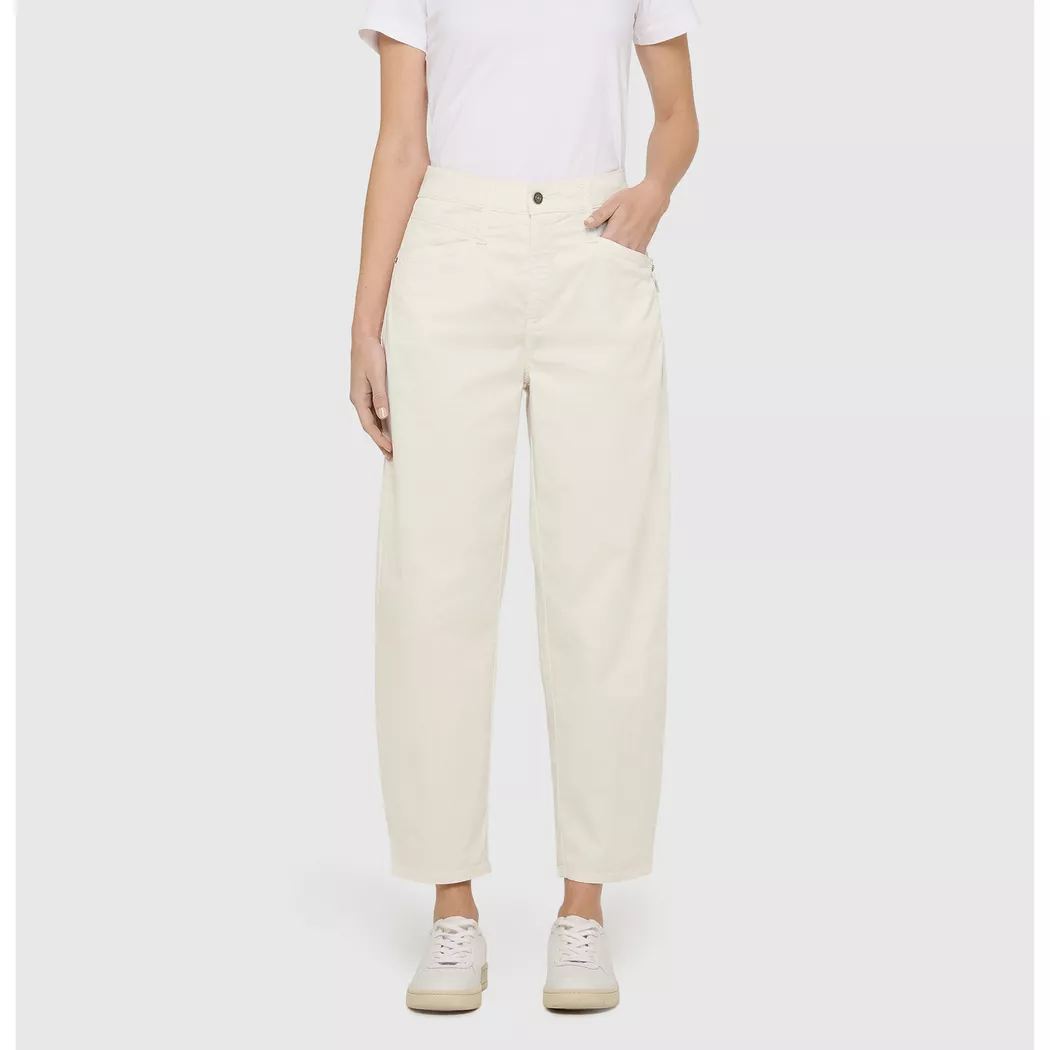Mac - Chinohose, Slim Fit, für Damen, Ecru, Größe W42