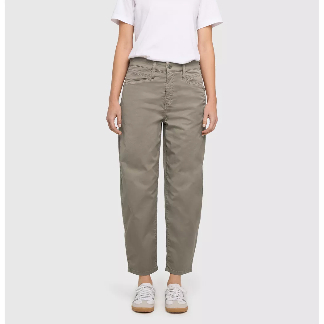 Mac - Chinohose, Slim Fit, für Damen, Khaki, Größe W42