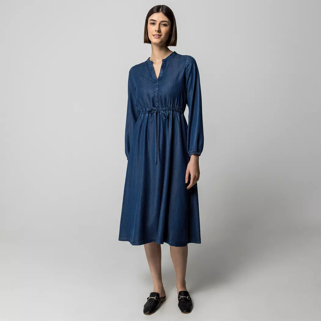 Manor Woman - Jeanskleid, für Damen, Blau, Größe 34