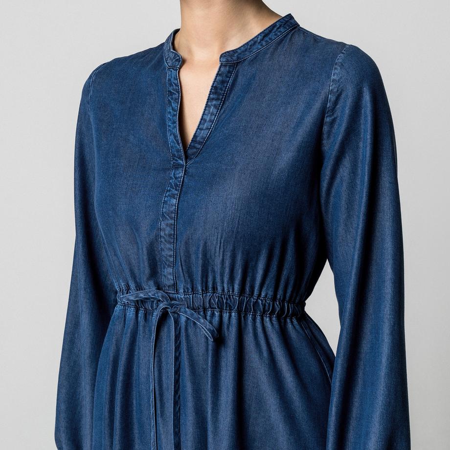 Manor Woman Abito in denim a maniche lunghe  