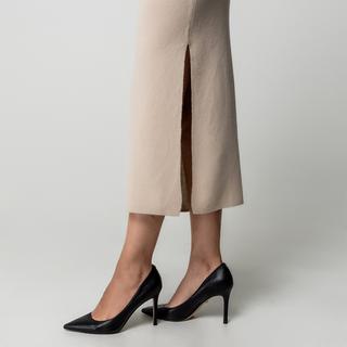 Marella Jupe Midi en Maille Fine avec Fente  