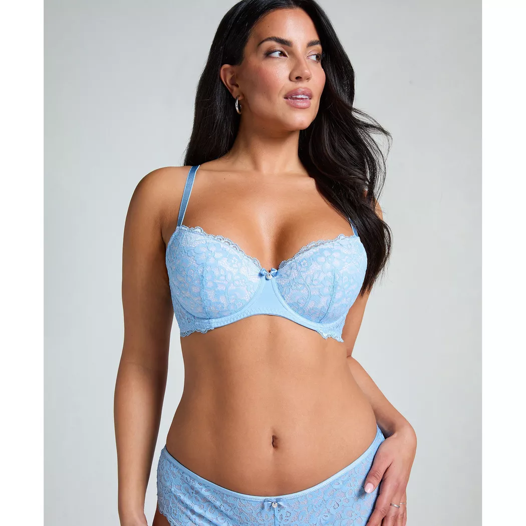 Hunkemöller - Bügel-BH, wattiert, für Damen, Blau, Größe 85C
