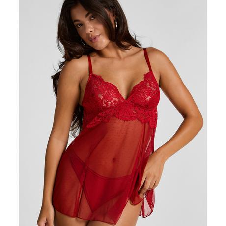 Hunkemöller Spitzen Mesh Babydoll  