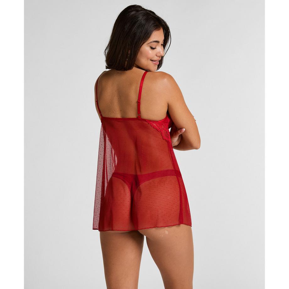 Hunkemöller Babydoll Dentelle et Mesh  