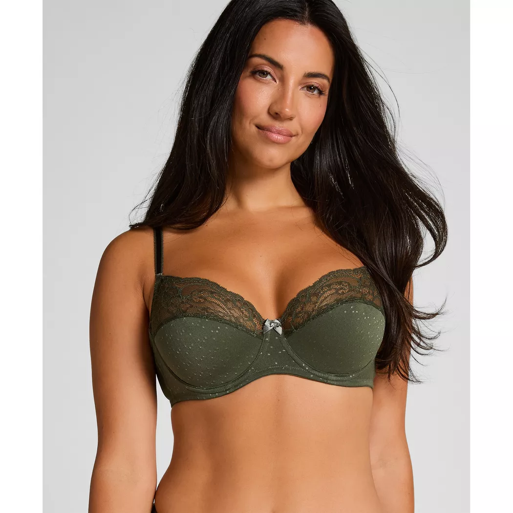 Hunkemöller - Bügel-BH, unwattiert, für Damen, Braun, Größe 90E