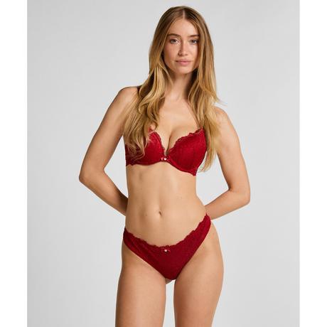 Hunkemöller String en dentelle florale avec nœud  