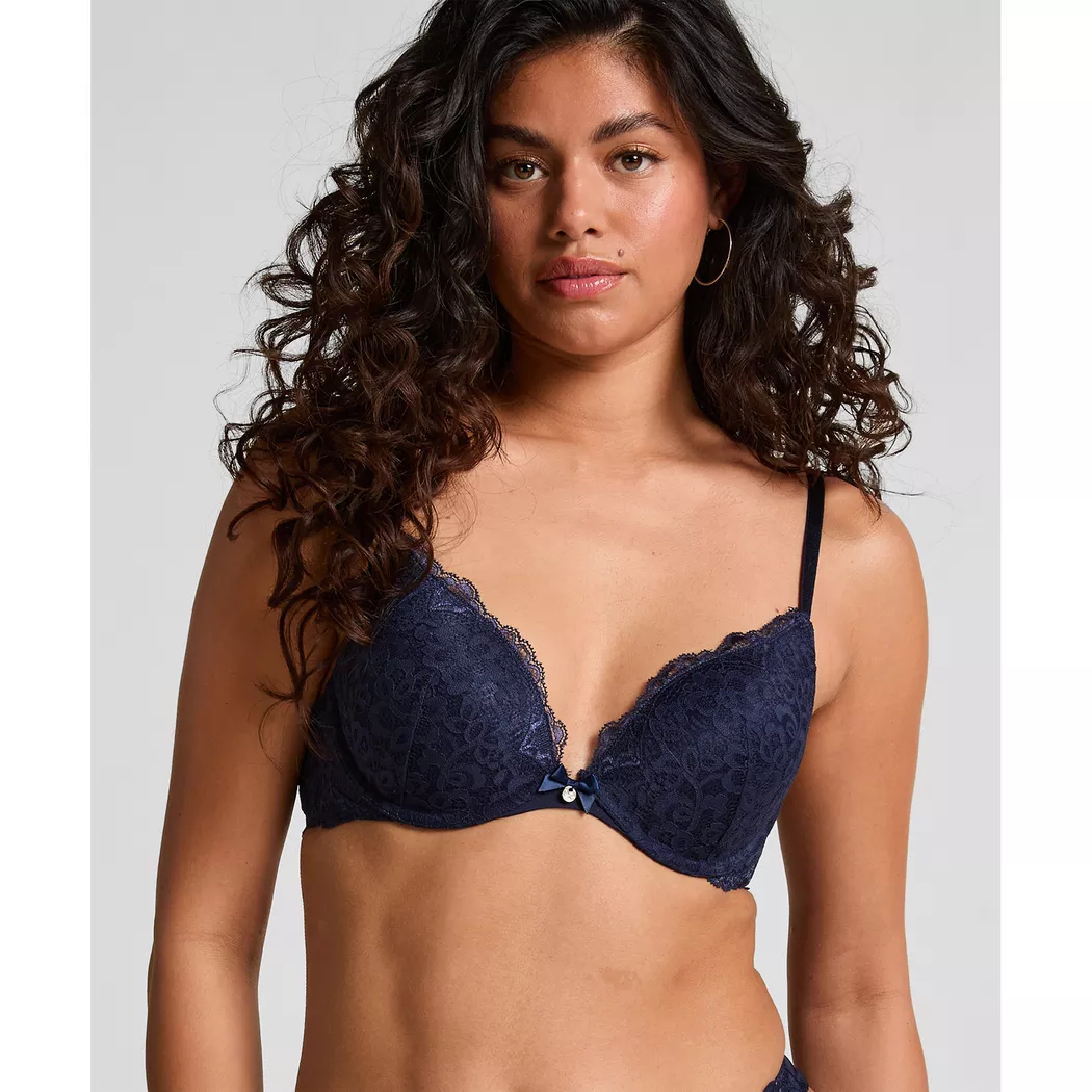 Hunkemöller Lou Push-Up Bra Blue 85D 2