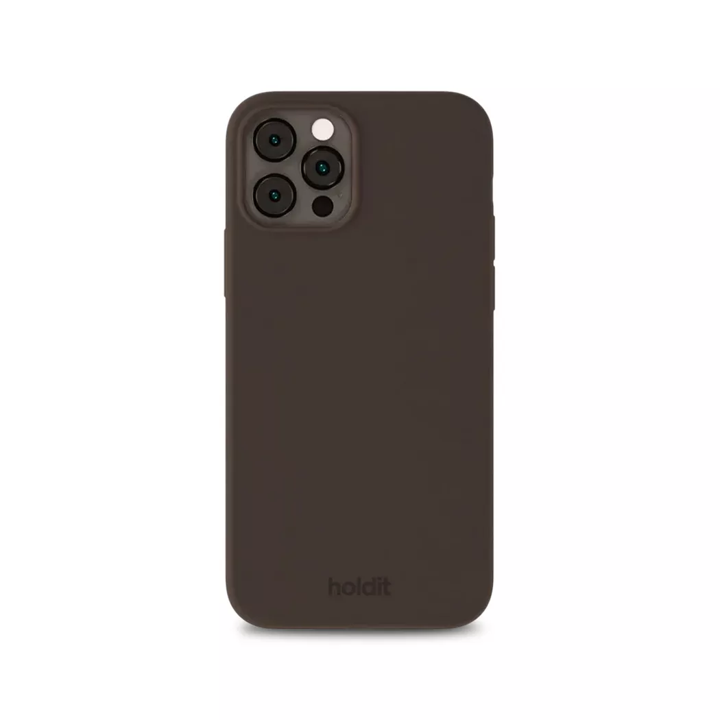Holdit iPhone 15 Pro Soft Touch Silikon Deksel - Chocolate 3