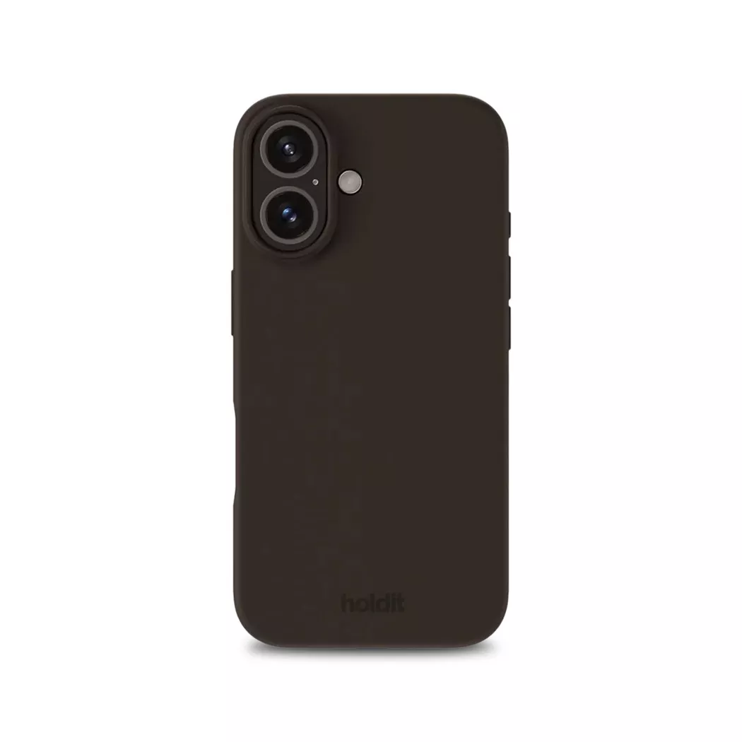 Holdit iPhone 15 Pro Soft Touch Silikon Deksel - Chocolate 5