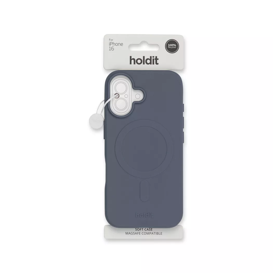 Holdit iPhone 16 Soft MagSafe Case - Pacific Blue 2