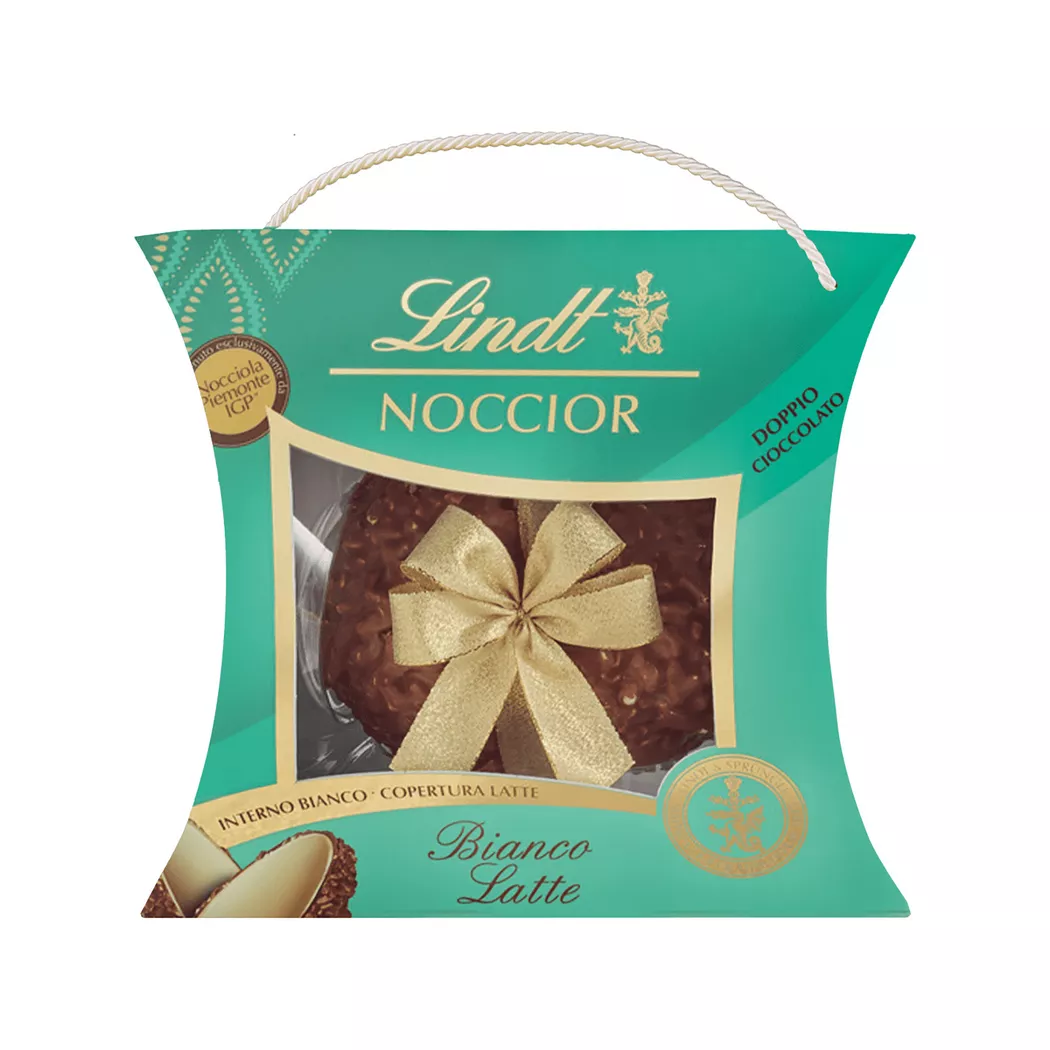 Lindt Noccior Easter Egg Milk White Chocolate 510g