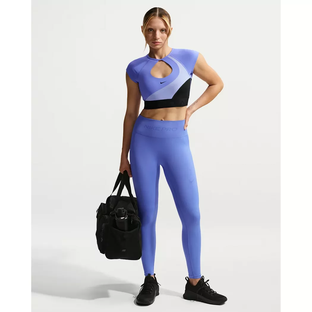 Nike W NP DF SMLS HR 7/8 Tight Purple L