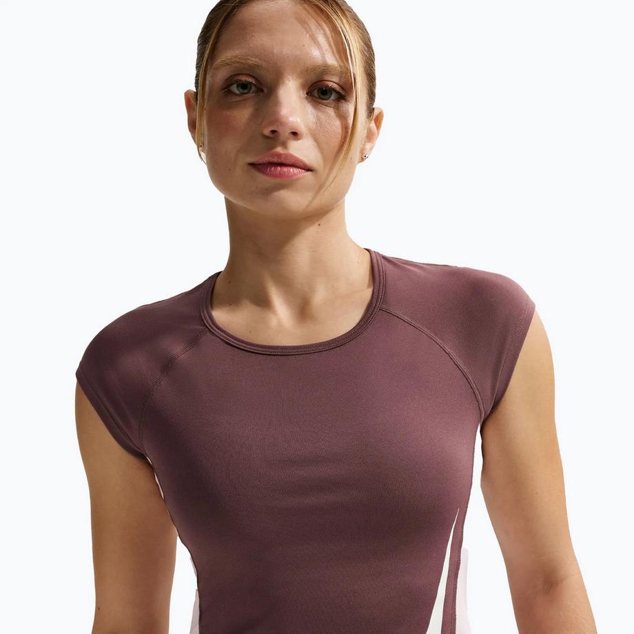 NIKE W NK TEMPO SWOOSH RUN DF SS T-shirt 