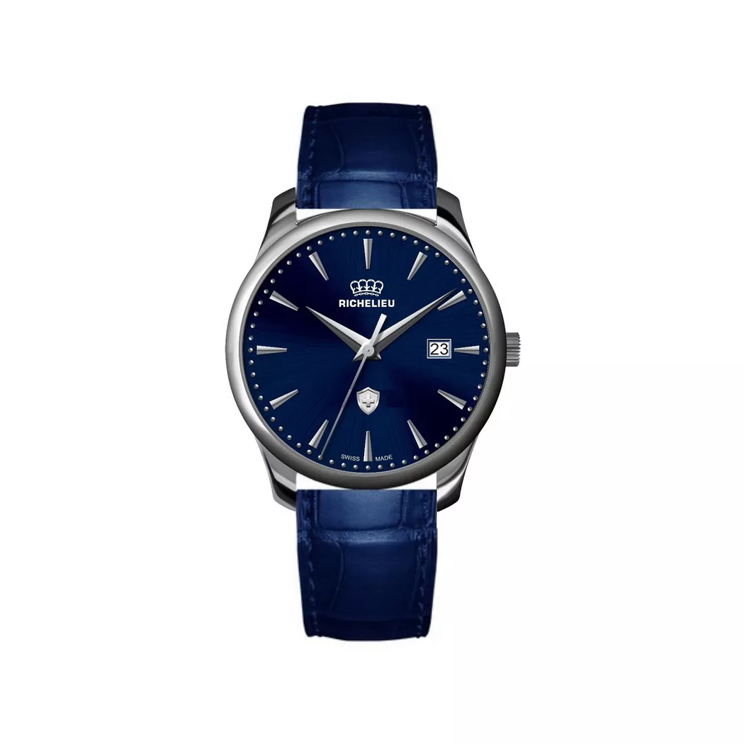 Richelieu - Analoguhr, Classic, 30mm, Blau