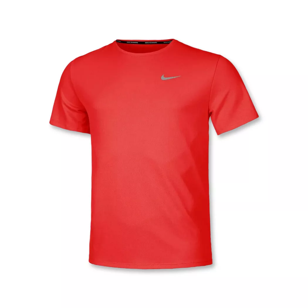 Nike M NK DF UV Miler SS T-Shirt Red XL