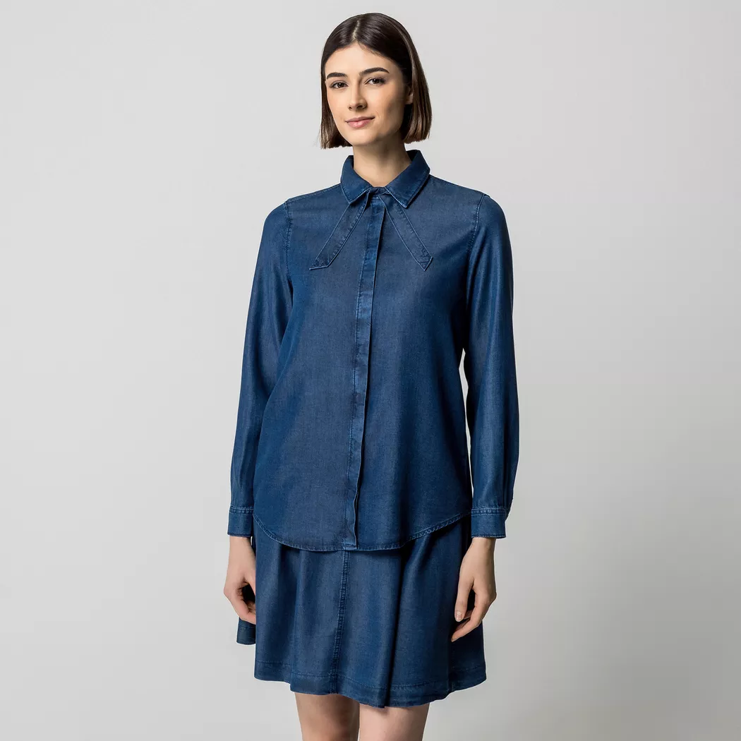 Manor Woman - Jeansrocke, für Damen, Blau, Größe 36