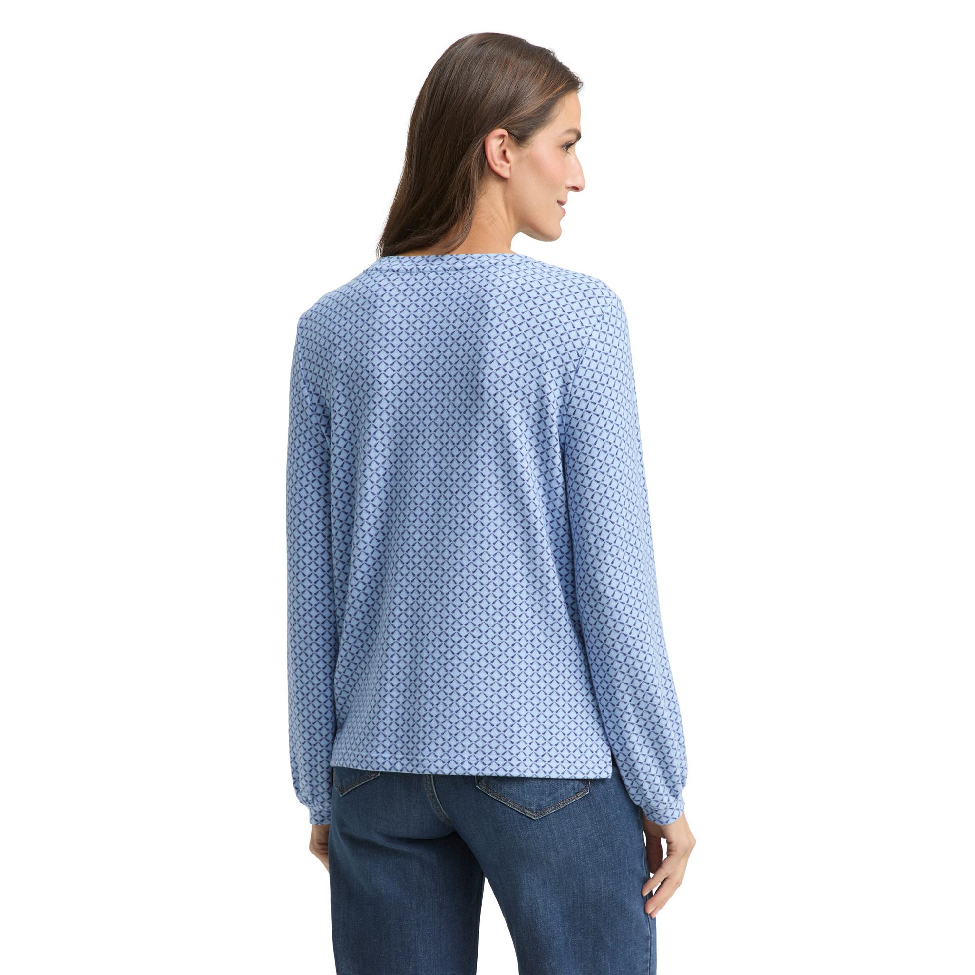 TOM TAILOR Gemustertes Langarm T-Shirt  