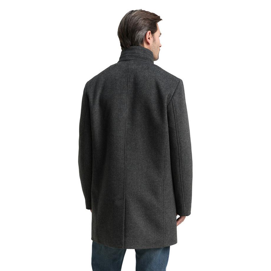 TOM TAILOR Cappotto Lana Collo Alto  