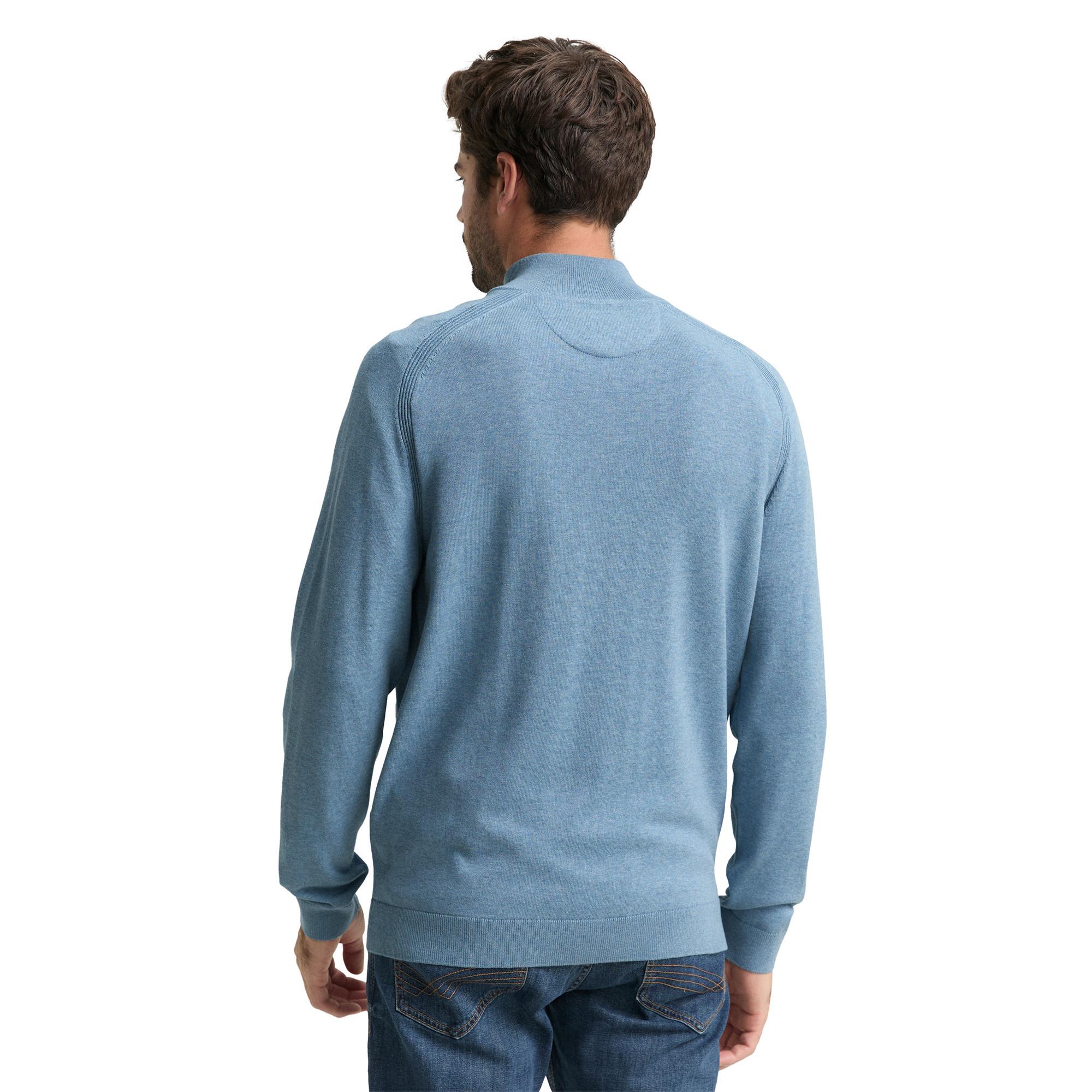 TOM TAILOR Maglione Lavorato a Maglia Quarter Zip  