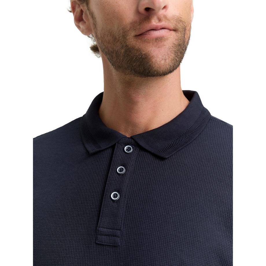 TOM TAILOR Langarm Polohemd  