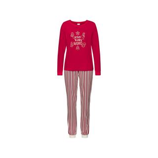 LASCANA Pyjama Set Candy Cane Print  