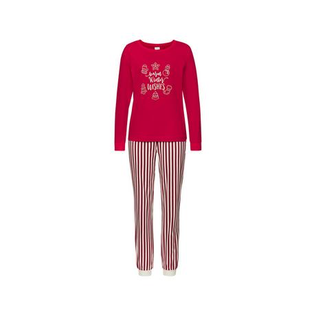 LASCANA Pyjama Set Candy Cane Print  