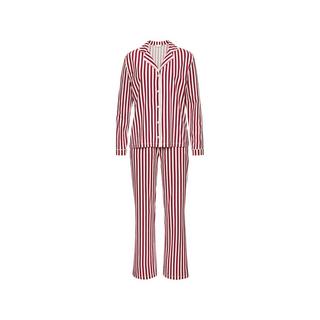 LASCANA All-Over Print Langarm Pyjama Set  