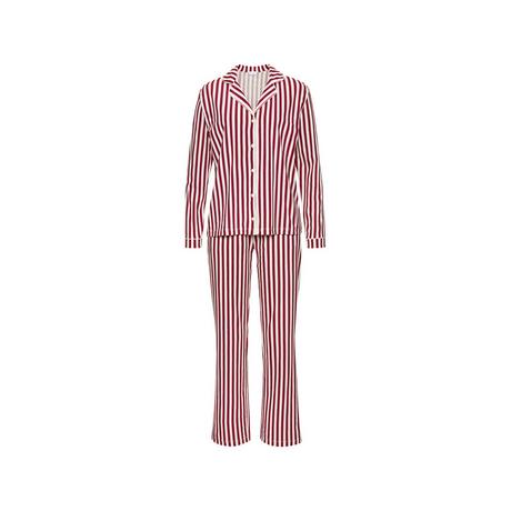 LASCANA All-Over Print Langarm Pyjama Set  
