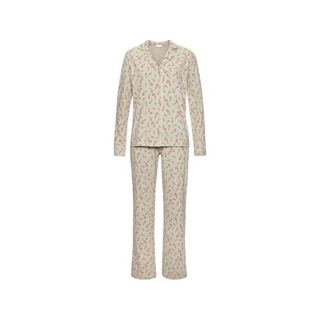 LASCANA All-Over Print Langarm Pyjama Set  