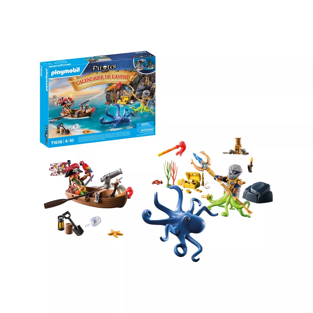 Playmobil - 71636 Adventskalender: Piraten, Multicolor