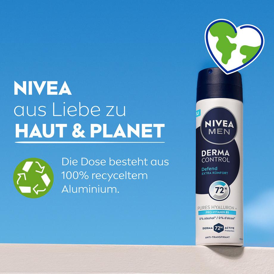 NIVEA  Derma Control Defend Deo Spray Male 