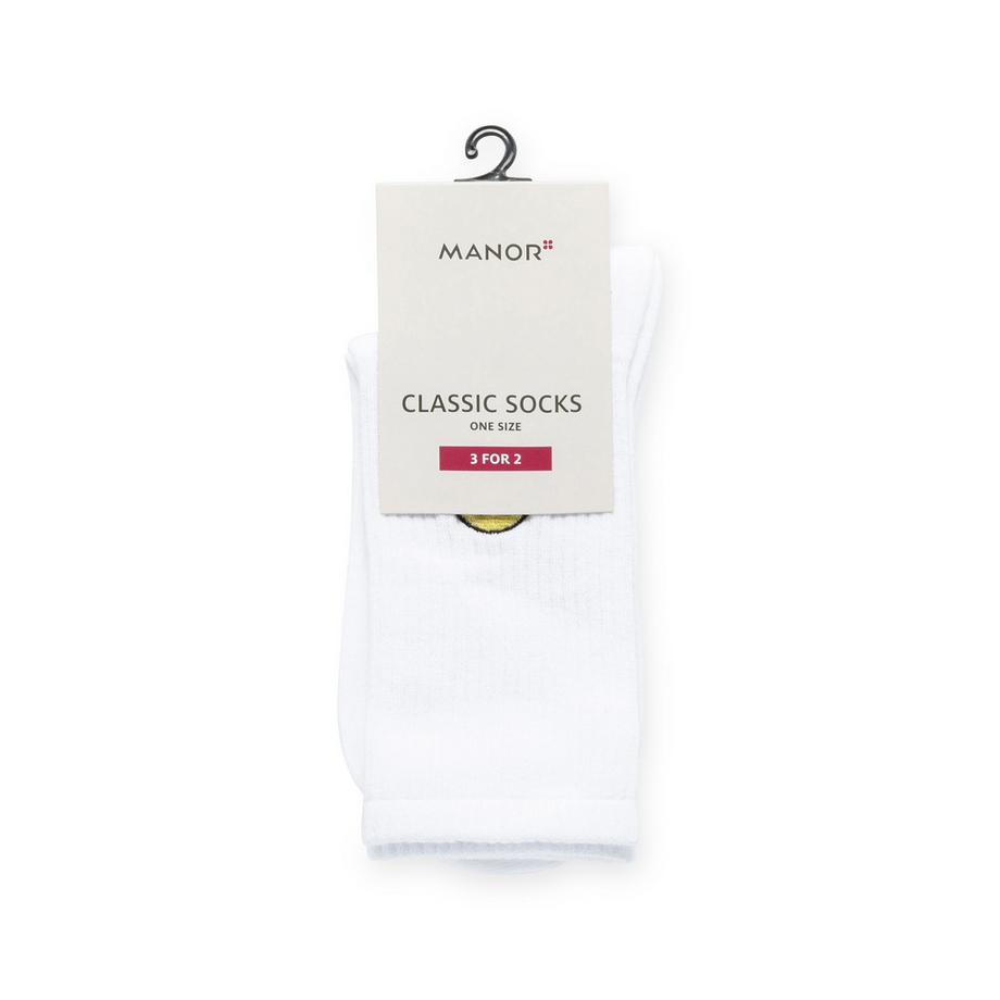 Manor Woman Classic Smiley Icon Chaussettes 