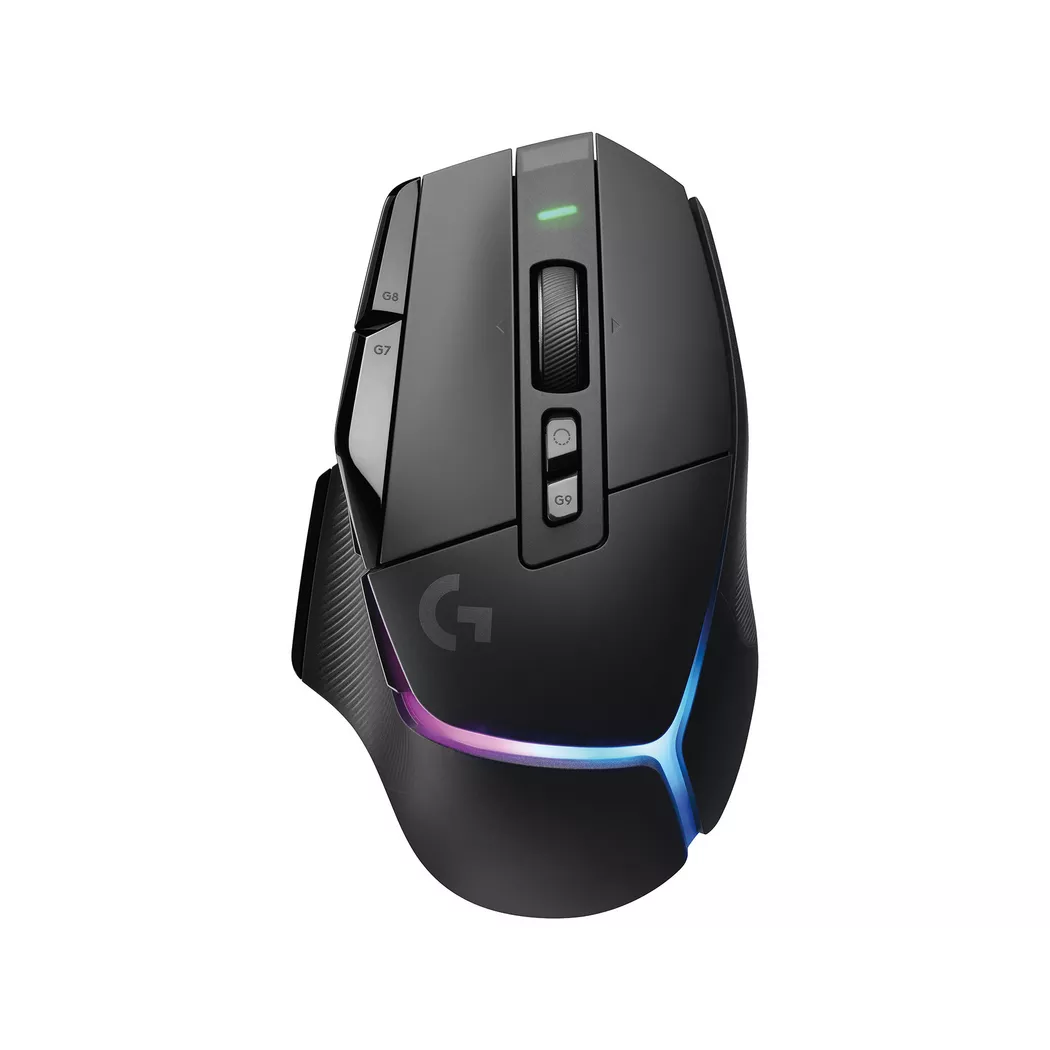 Logitech G502 X PLUS LIGHTSPEED Wireless RGB Gaming Mouse, HERO 25K Sensor, LIGHTFORCE Hybrid Switches, Compatible with PC/macOS/Windows - Black, New