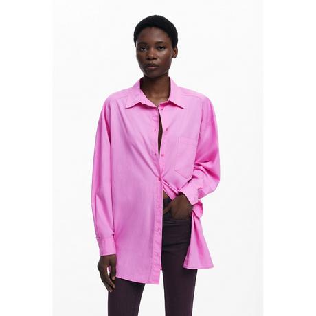 Desigual Chemise oversize à manches longues avec imprimé au dos  