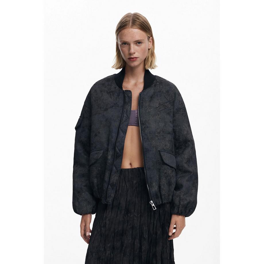 Desigual Bomberjacke mit orientalischer Stickerei  